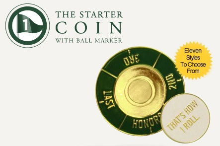 The Starter Coin — The Two-In-One Decision Maker and Ball Marker GroupGolfer Featured Image
