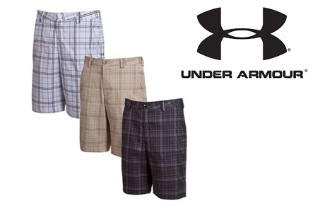 Under Armour Forged Plaid Shorts GroupGolfer Featured Image