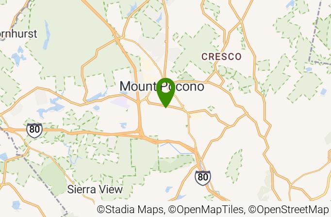 Pocono Manor Golf Club Map