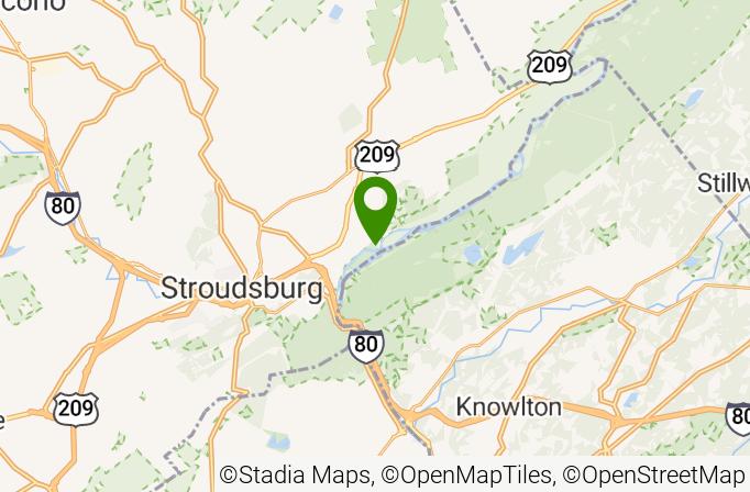 The Shawnee Inn and Golf Resort Map