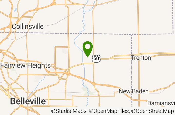 The Hills Golf Club at McKendree University Map