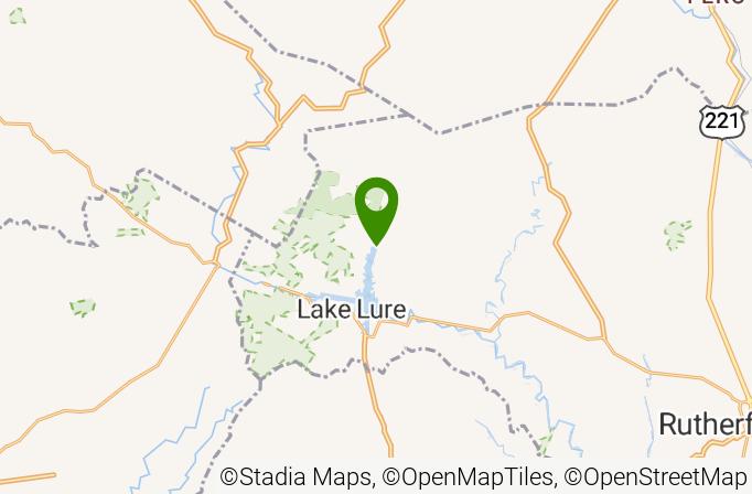 Rumbling Bald Resort on Lake Lure Map