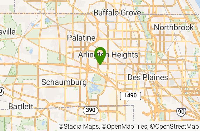 Arlington Lakes Golf Club Map