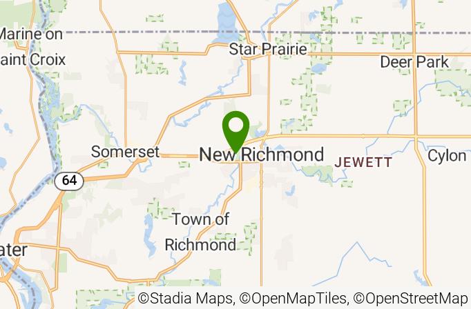 New Richmond Golf Club Map