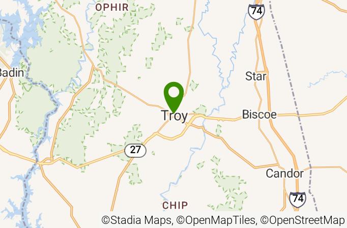 Densons Creek Golf Course Map