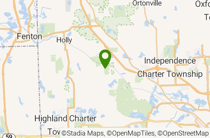 Oakland County Parks: Springfield Oaks Map