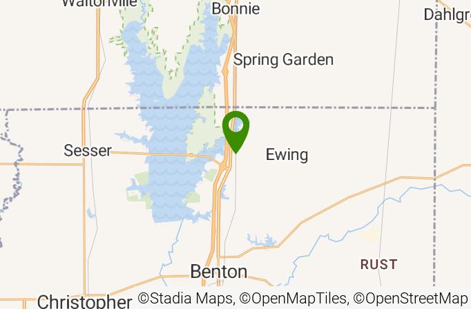 Rend Lake Golf Resort Map