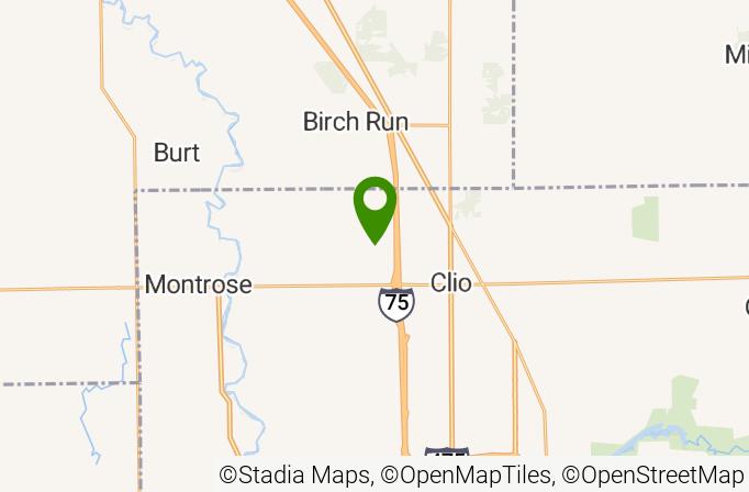 Clio Country Club Map