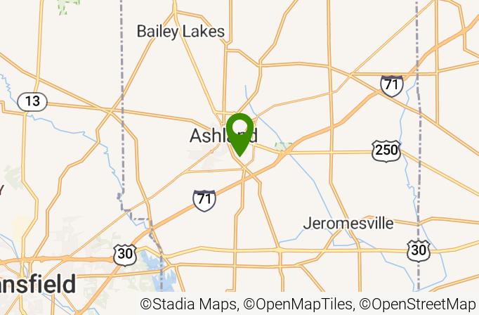 Ashland Golf Club Map