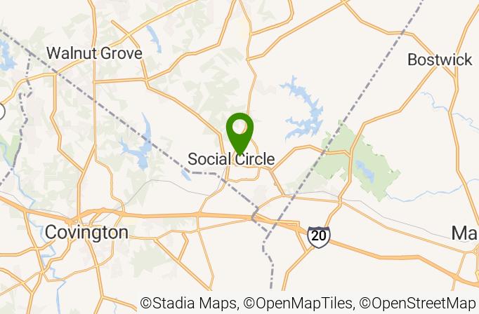 The Creek Golf Course at Hard Labor Map