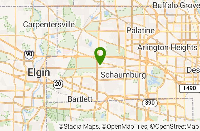 The Bridges of Poplar Creek Country Club Map