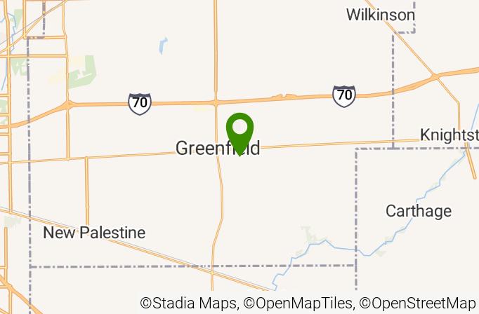 Hawk’s Tail of Greenfield Map