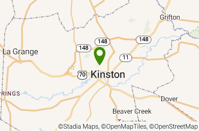 Kinston Country Club Map
