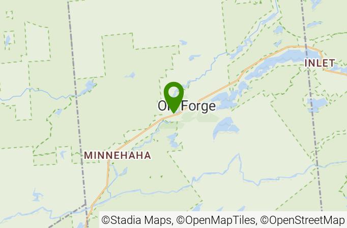 Thendara Golf Club Map