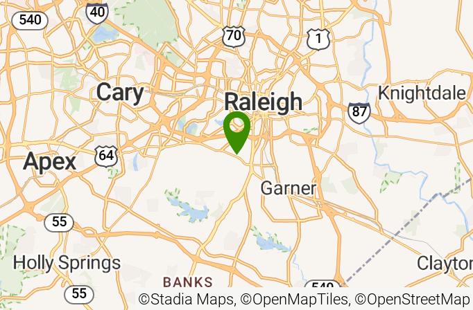 Raleigh Golf Association Map