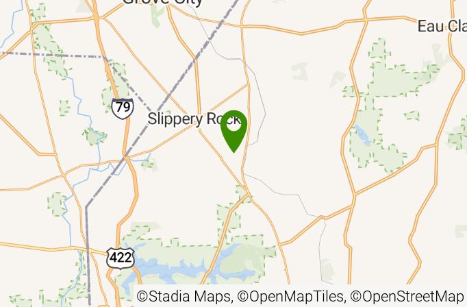 Slippery Rock Golf Club Map