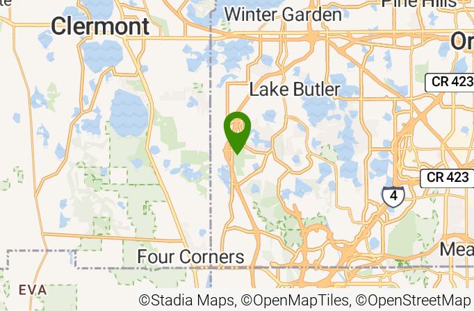 Orange County National Golf Center and Lodge Map