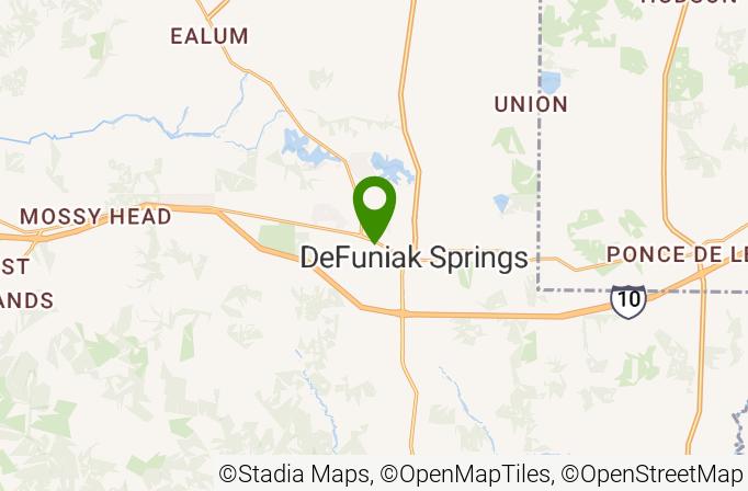 Defuniak Springs Country Club Map