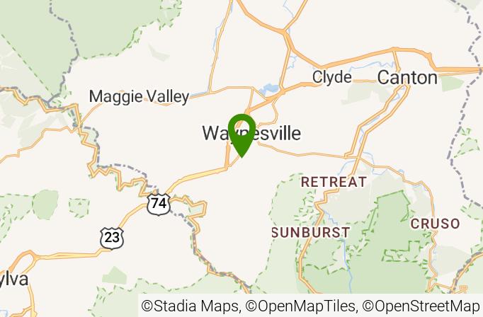 The Waynesville Inn Golf Resort & Spa Map