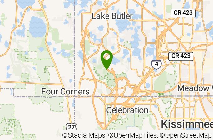 <b>Walt Disney World®</b> Golf Map