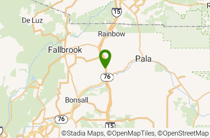 Pala Mesa Golf Resort Map