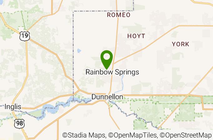 Rainbow's End Golf Club Map