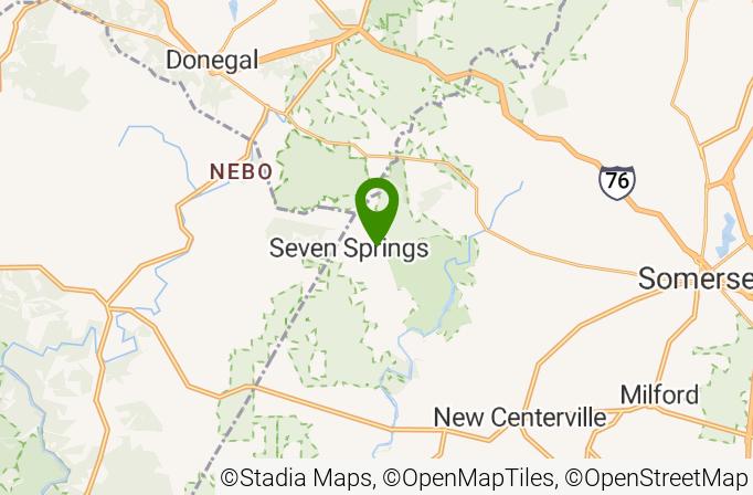 Highlands Golf Club at Seven Springs Map