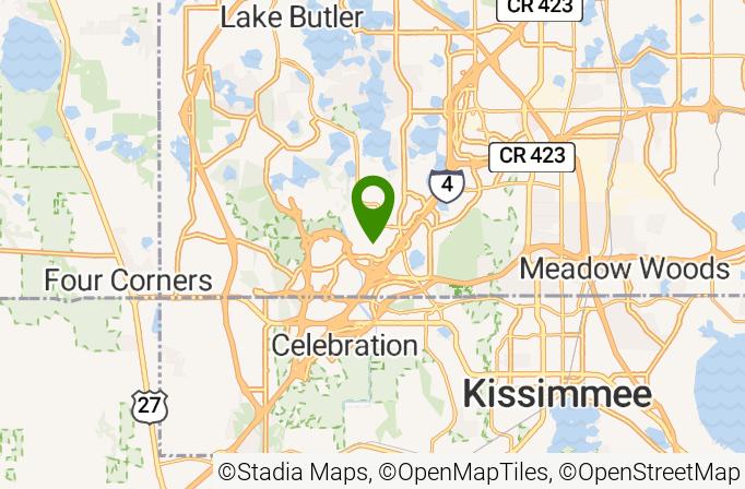 <b>Walt Disney World®</b> Golf Map