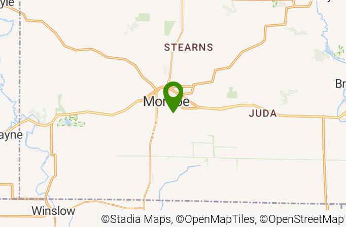 Monroe Golf Club Map