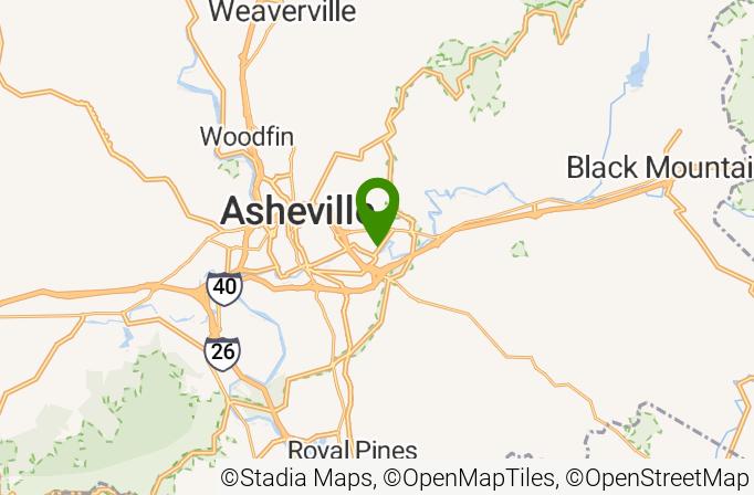 Asheville Golf Course Map
