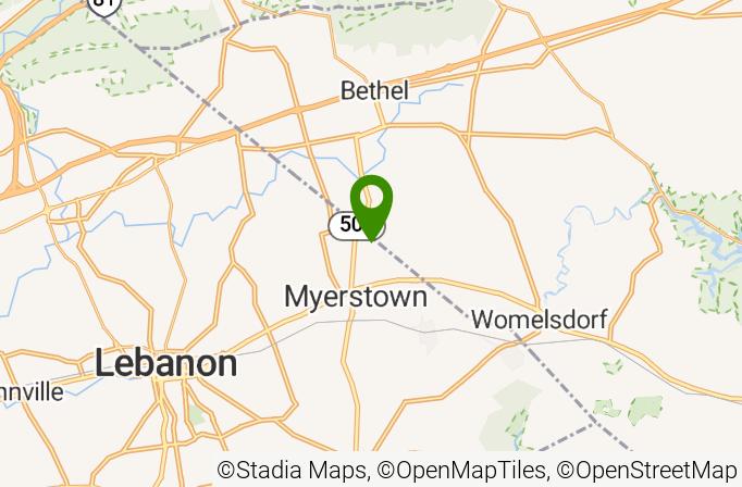 Lebanon Valley Golf Club Map