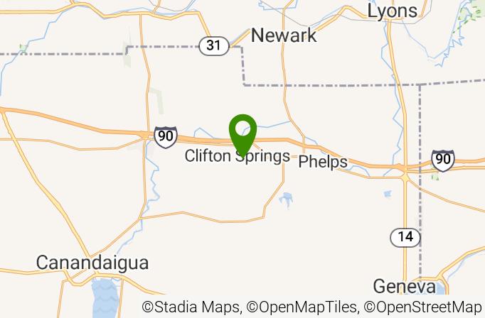 Clifton Springs Country Club Map