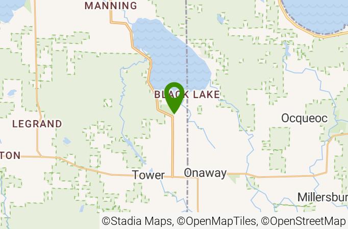 Black Lake Golf Club Map