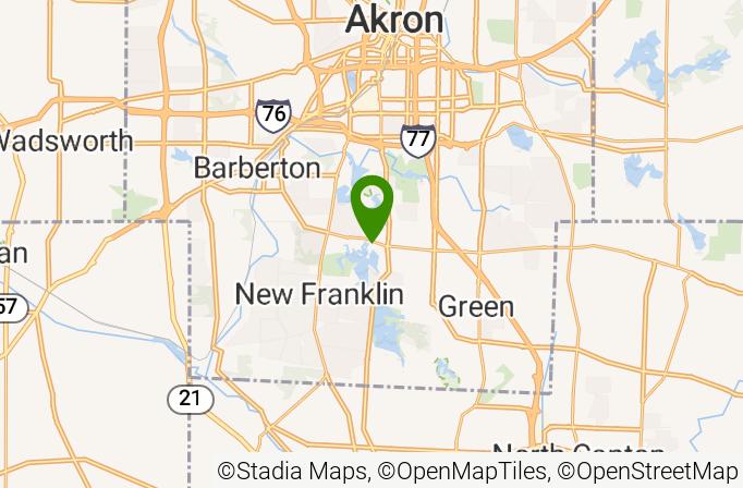 Turkeyfoot Lake Golf Links Map