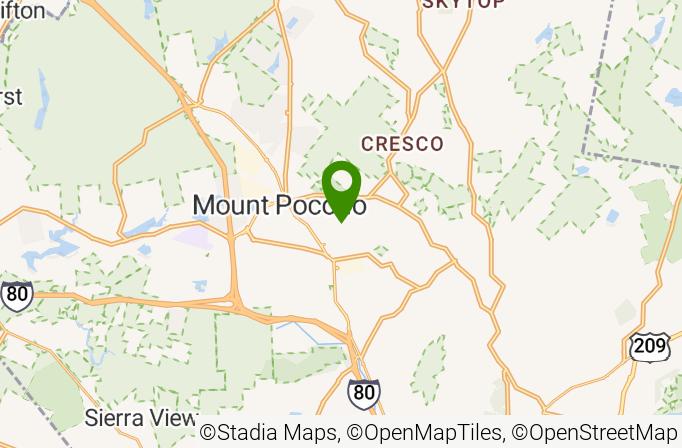 Mount Airy Golf Club, Casino and Resort Map