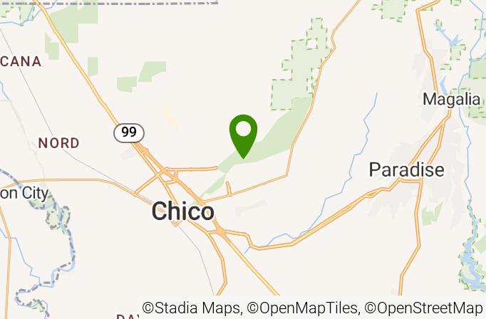 Bidwell Park Golf Course Map