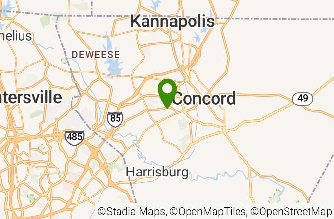 Cabarrus Country Club Map