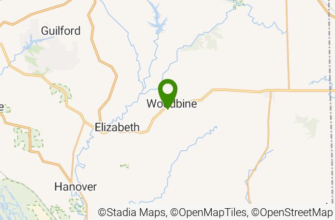 Woodbine Bend Golf Course Map