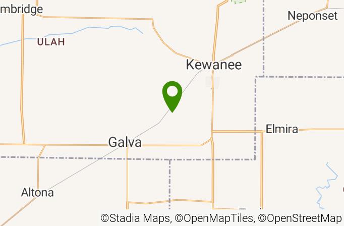 Kewanee Dunes Golf Club Map