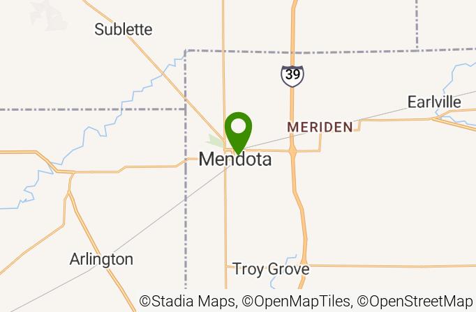 Mendota Golf Club Map