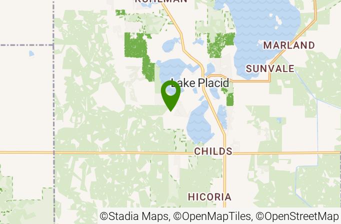 Placid Lakes Golf Course Map