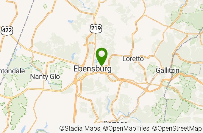 Ebensburg Country Club Map