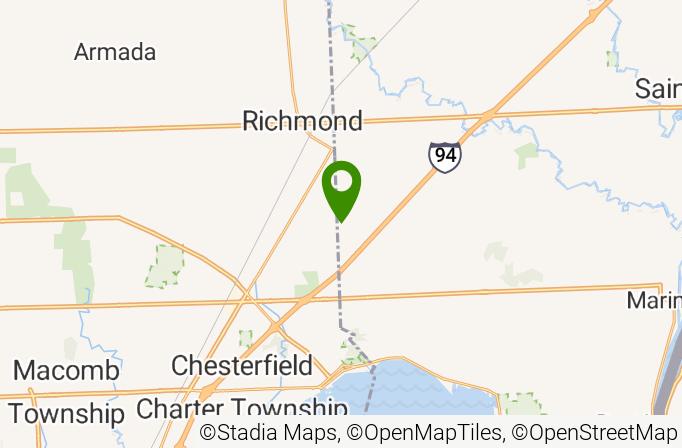 Michigan Meadows Golf Course Map