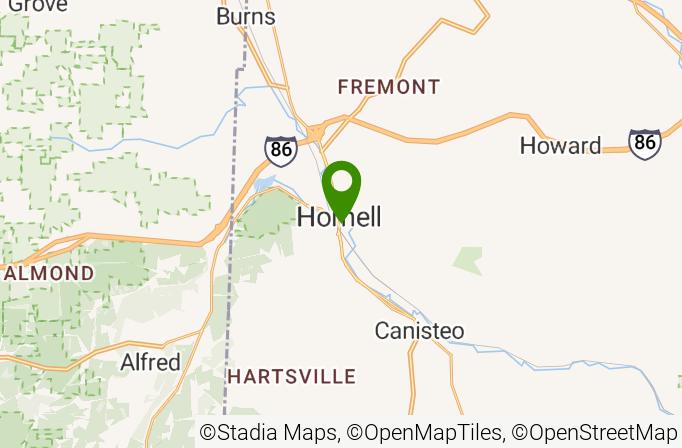 Hornell Golf Club Map