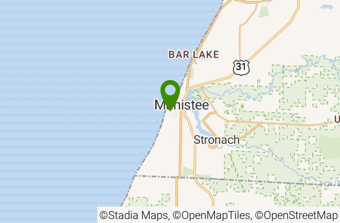 Manistee Golf & Country Club Map