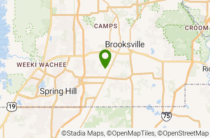 Hernando Oaks Golf and Country Club Map