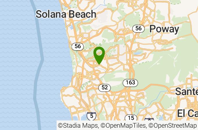 Sorrento Canyon Golf Center Map