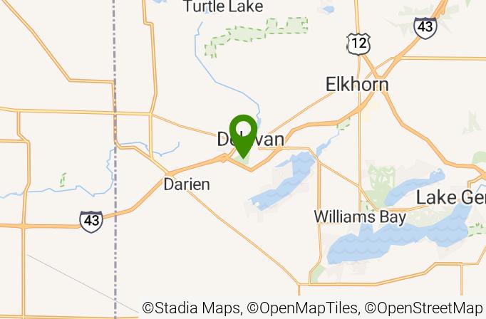 Delbrook Golf Club Map