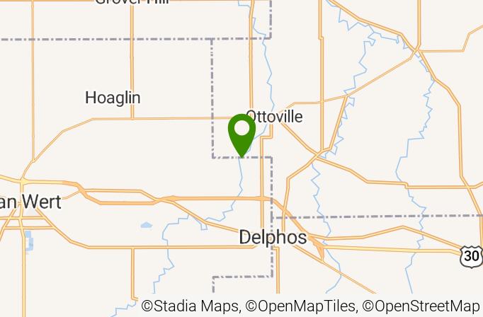 Delphos Country Club Map