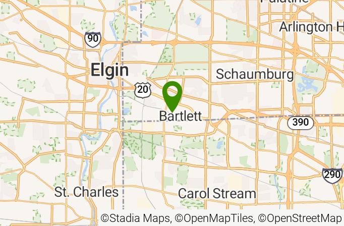 Bartlett Hills Golf Club Map